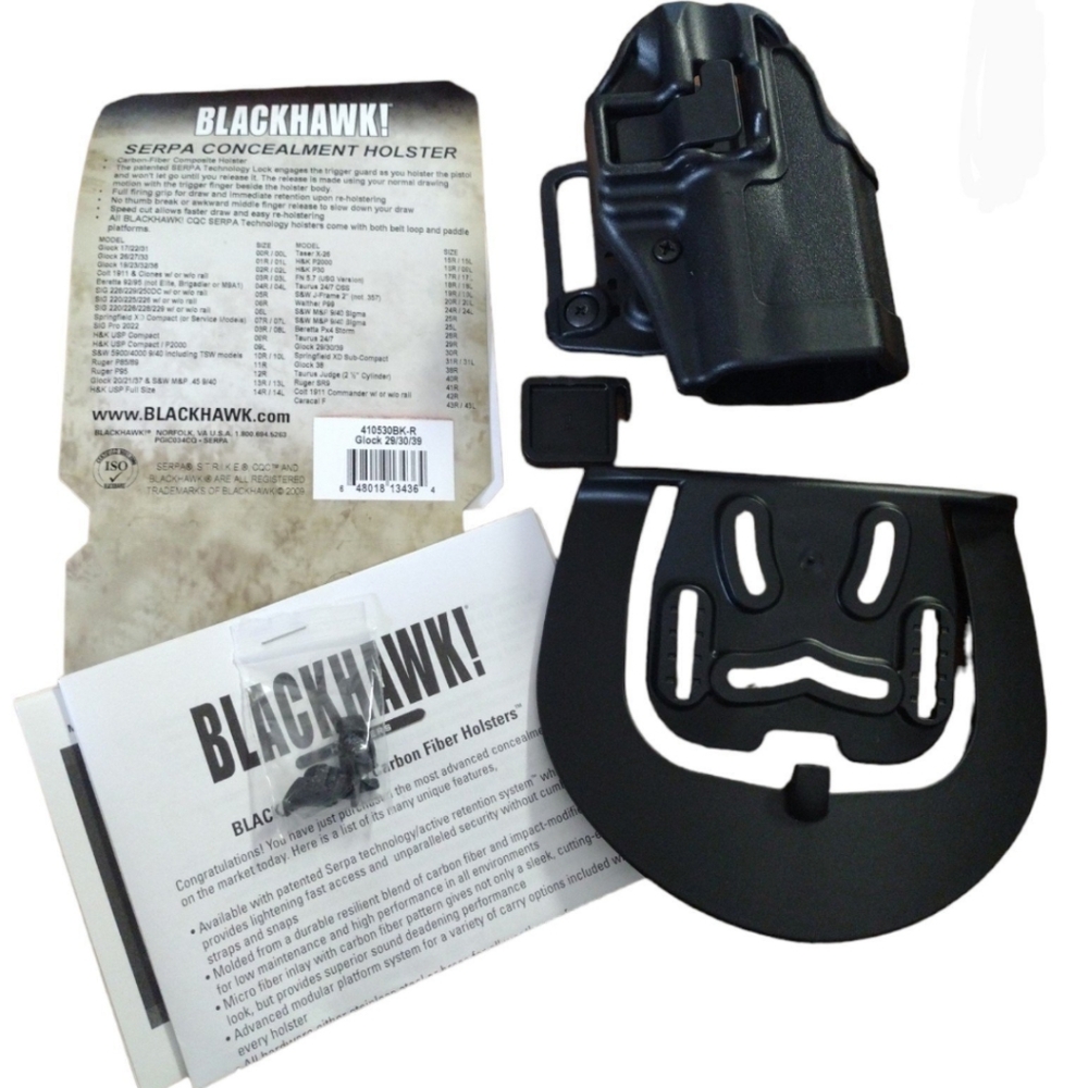 Blackhawk! Serpa Concealment Paddle Holster-Right/Matte